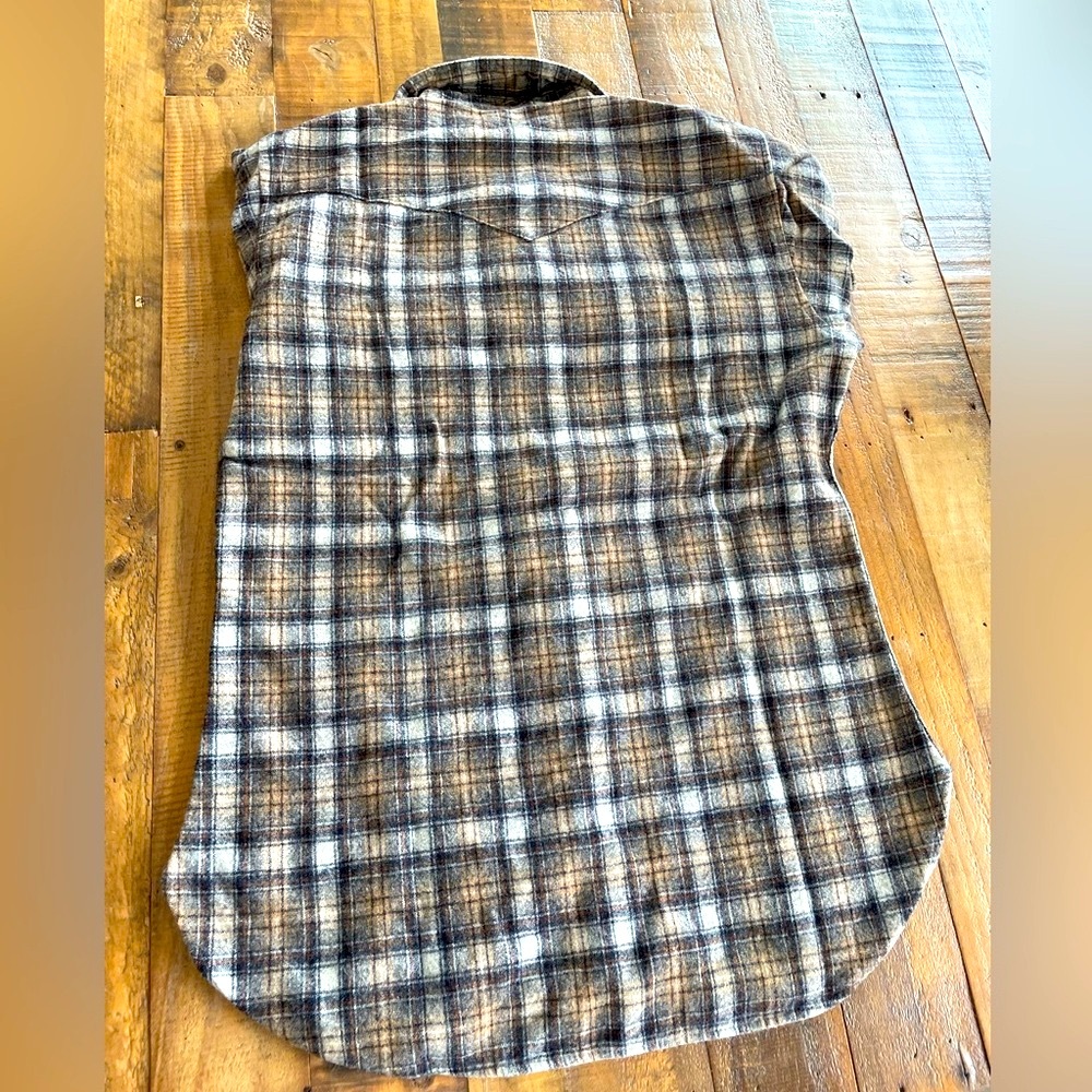 Vintage Pendleton Lightweight Shirt Jacket Brown … - image 3